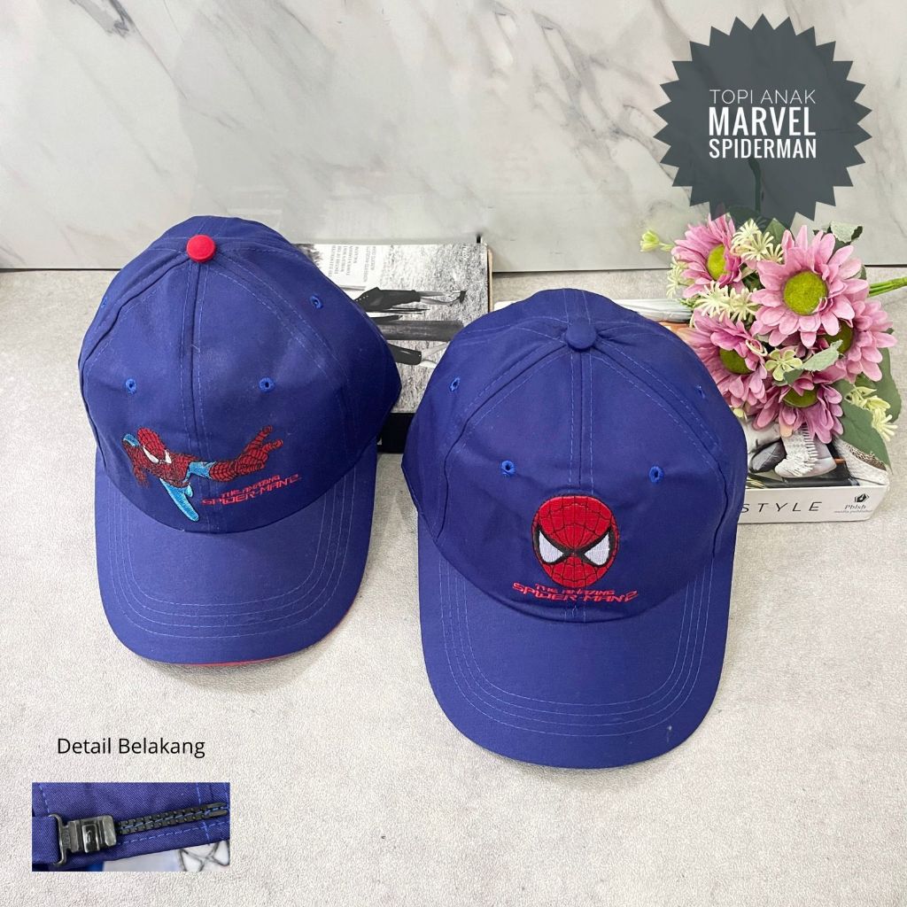TOPI ANAK SPIDERMAN MARVEL ORIGINAL
