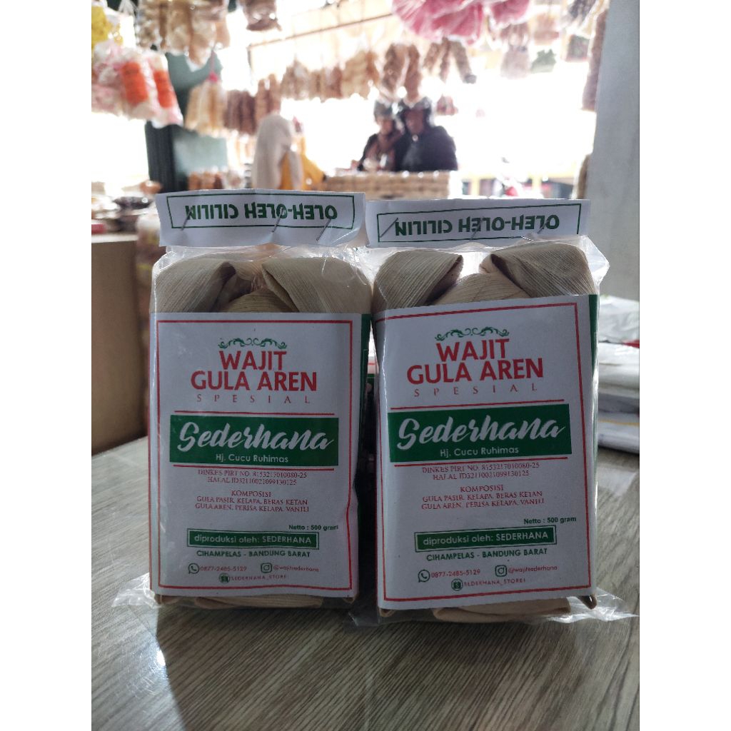 Wajit Cililin Wajit Sederhana Wajit Gula aren 500gram