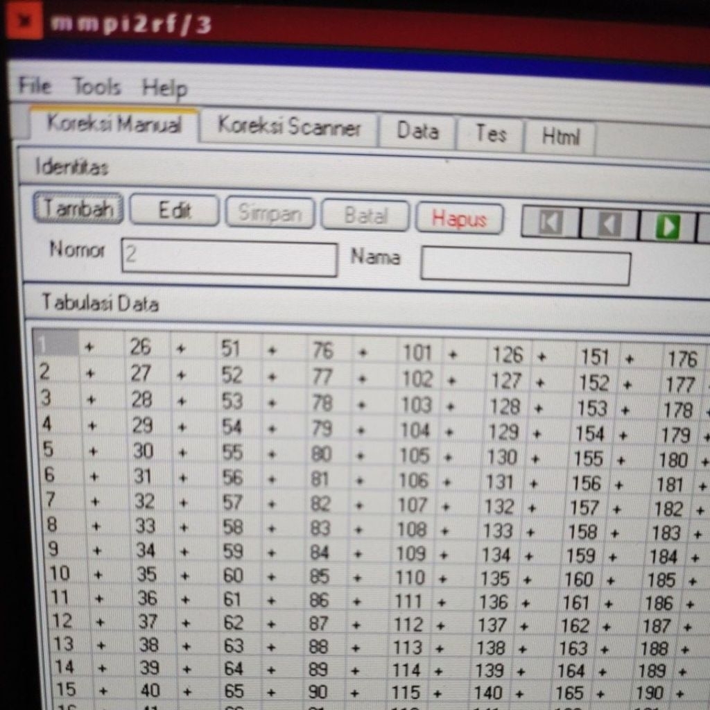 Aplikasi mmpi-3 350 soal