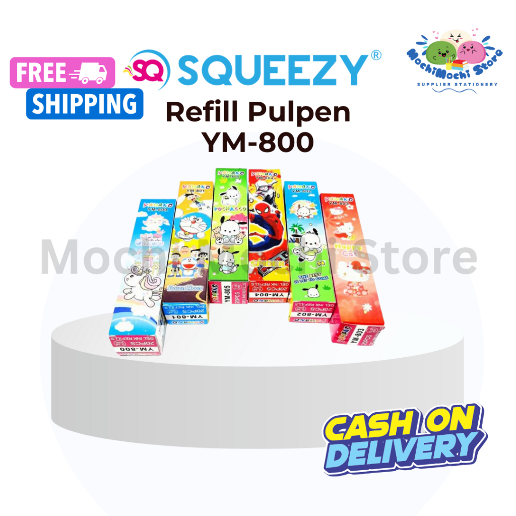 

PER 6 KOTAK Refill Pulpen YM-800 | Tinta 0.38mm | Isi Ulang Tinta Pulpen | Refill Gel Pen | Refill Isi Ulang Pulpen Gel 0.38mm Stationery