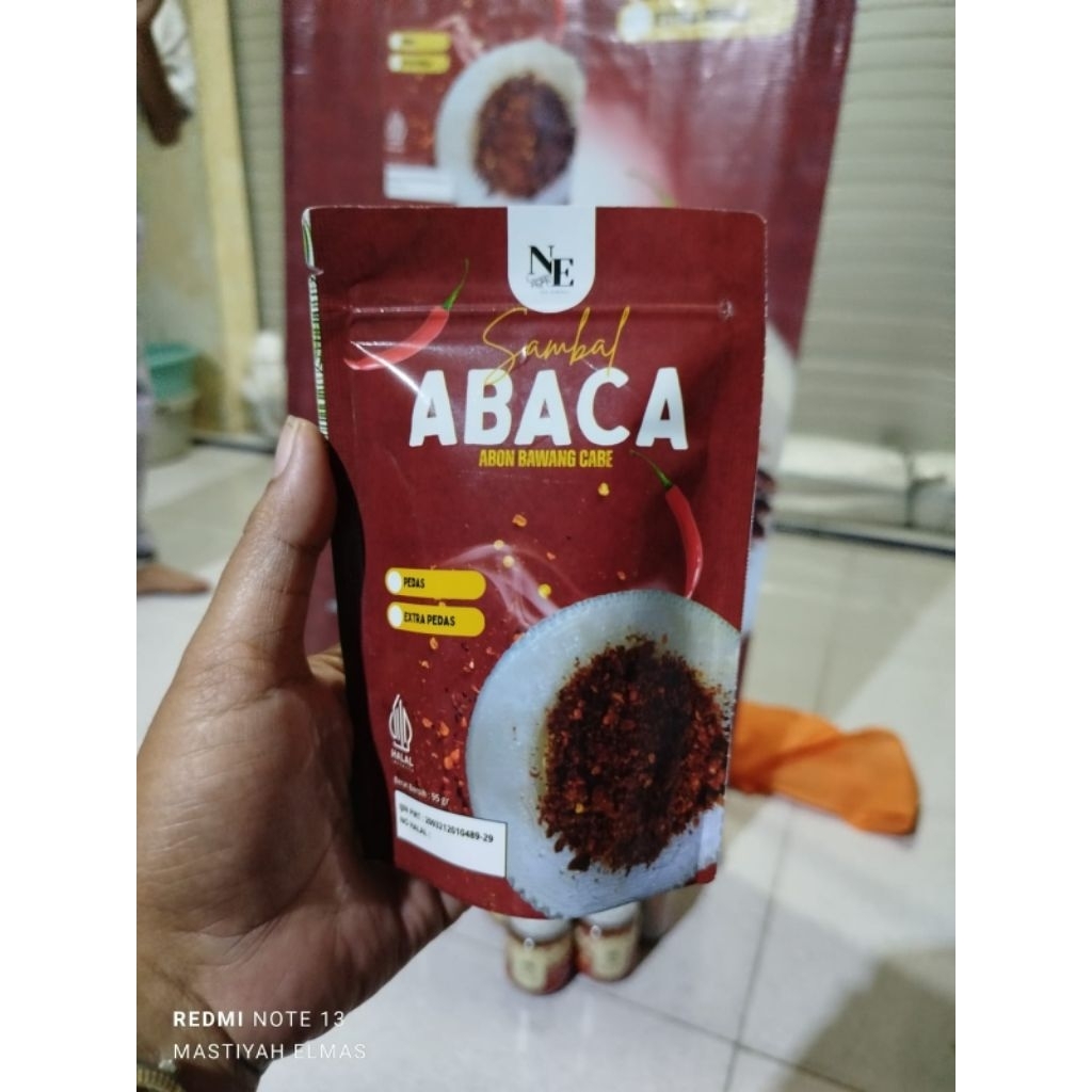 

SAMBAL ABACA ( ABON BAWANG CABAI)
