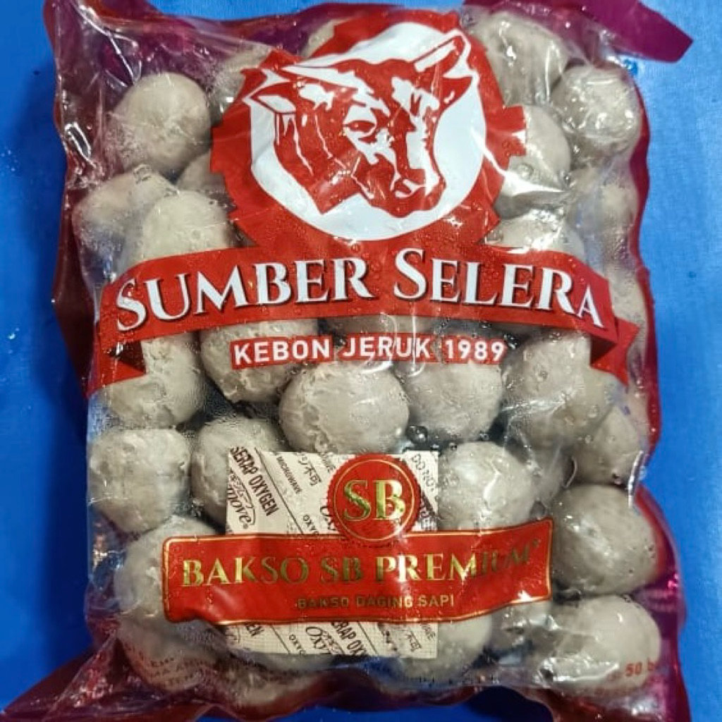 

Bakso daging sapi (sumber selera) premium isi 50