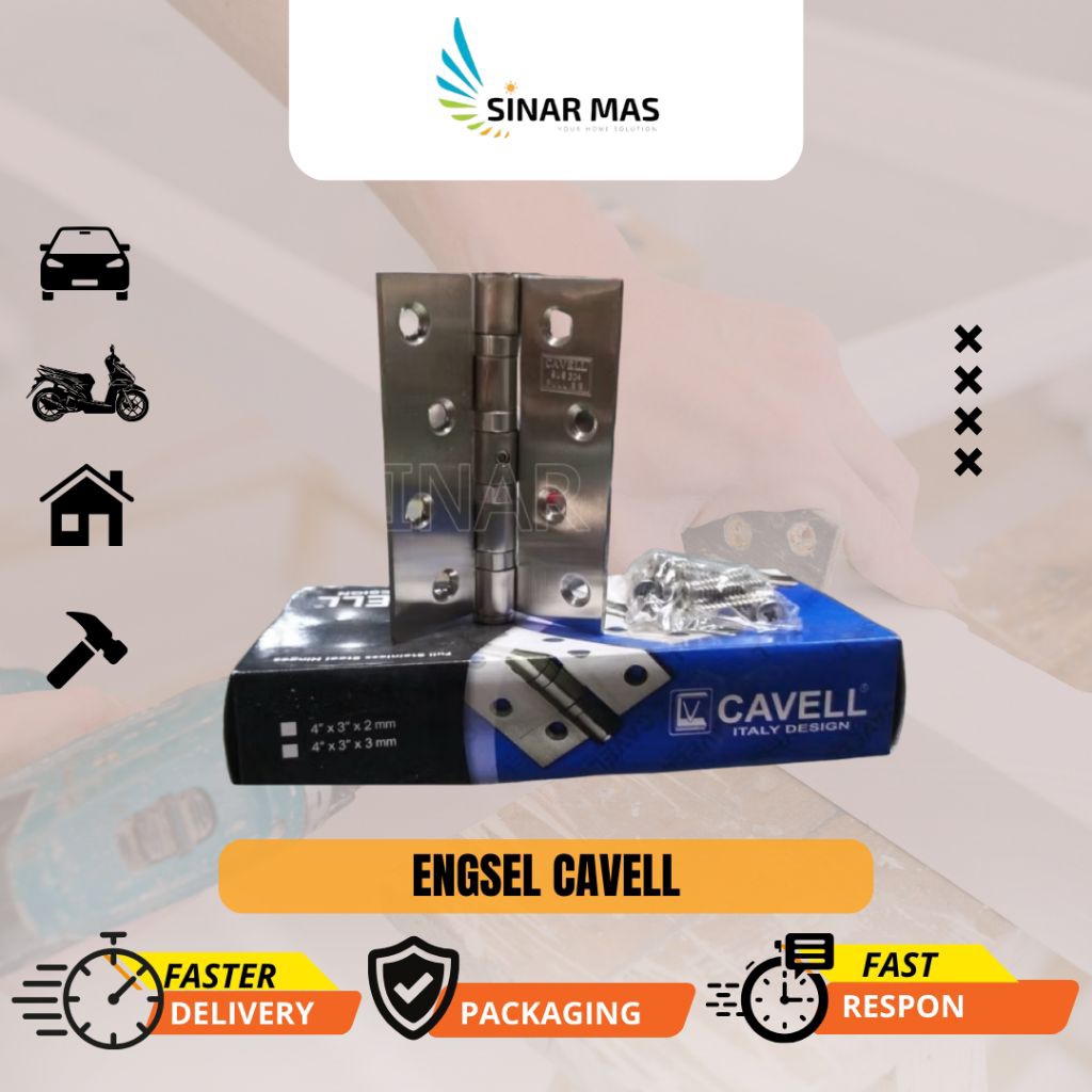 Engsel Pintu ''Cavell'' 3inch /4inch