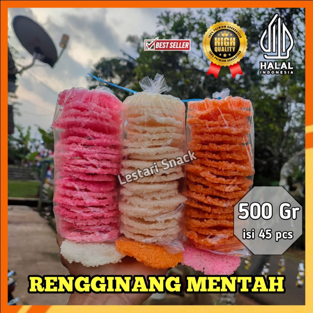 

TERMURAH 500GR ISI 45 PCS RENGGINANG MENTAH SIAP OLAH KHAS CIAMIS LANGSUNG DARI PRODUSEN LEBIH KRIUK DAN GURIH