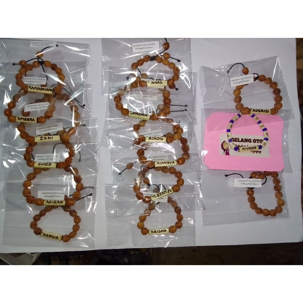 gelang biji Bidara,Bidara arab,tali bidara