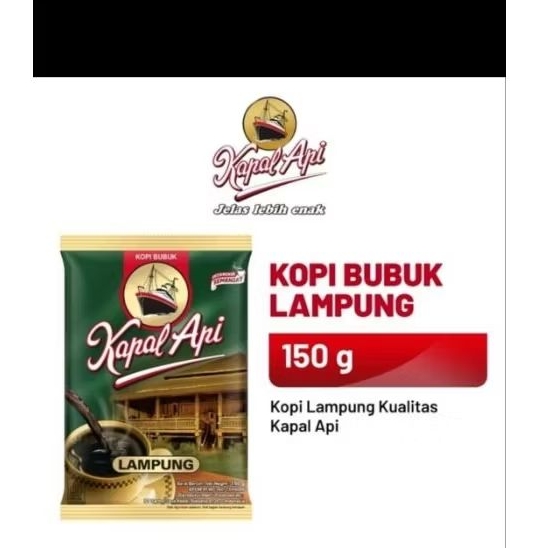 

Kopi Kapal Api Lampung 185 Gram