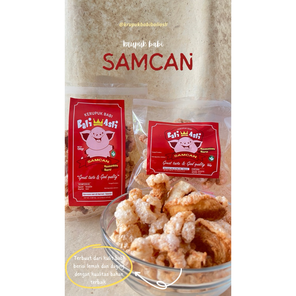 

Krupuk Babi Samcan - Bali Asli