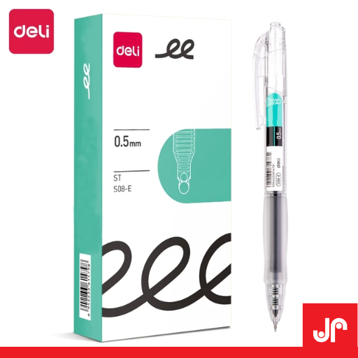 

DELI GEL PEN 0.5mm TINTA HITAM / PULPEN GEL DELI S08-E HARGA 1 PCS