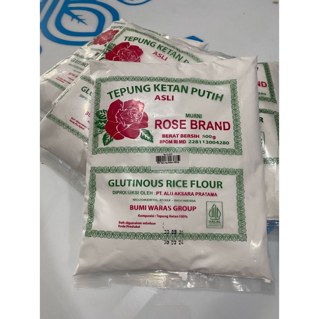 

Rose Brand Tepung ketan Putih 500g