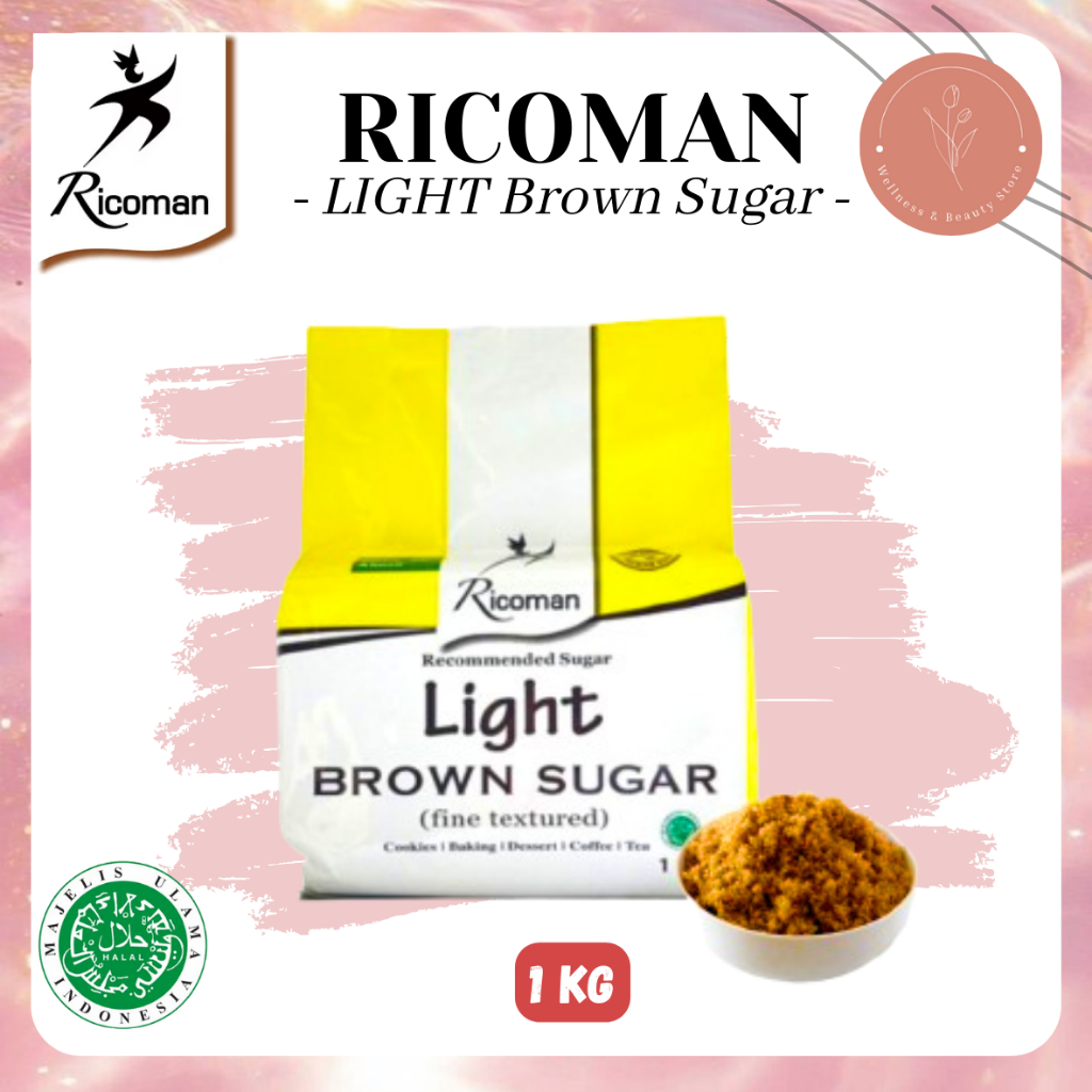 

Ricoman Light Brown Sugar 1KG