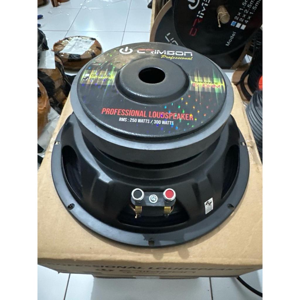 TERLARIS speaker 10” crimson CR-10800PA