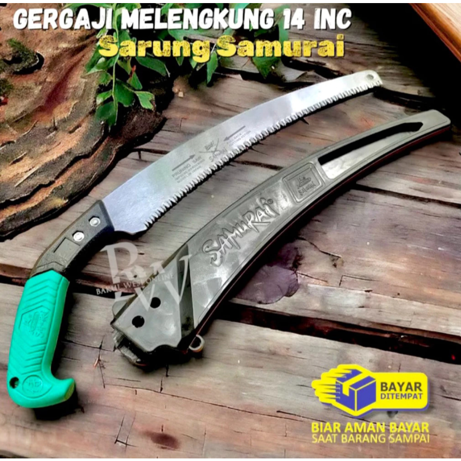 Gergaji Samurai Asli Jepang 100% Original – Super Tajam Potong Dahan Ranting Pohon