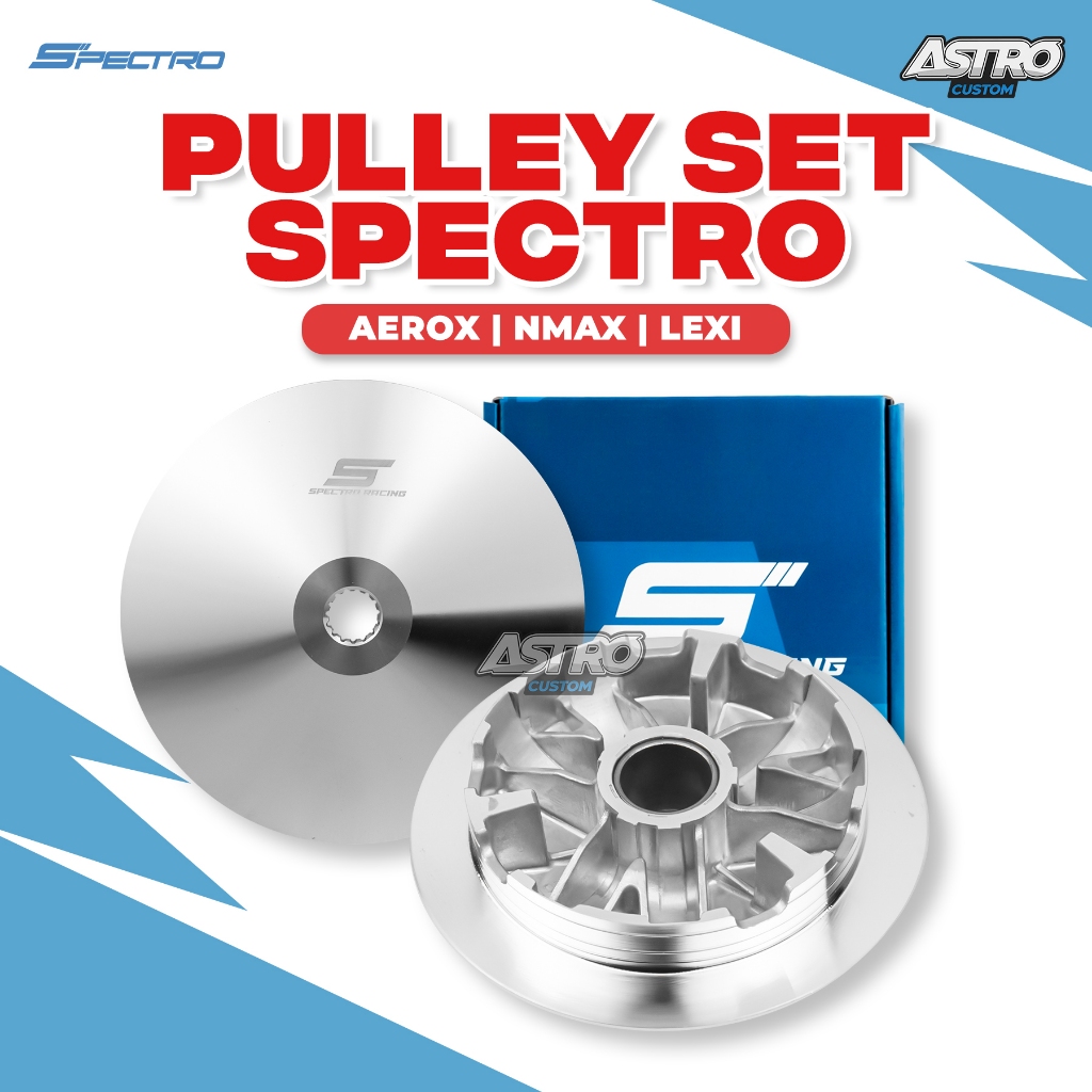 Spectro Pulley Rumah Roller NMAX 155 AEROX 155 LEXI 125 Roller Roler Racing Aerox VBELT NMAX