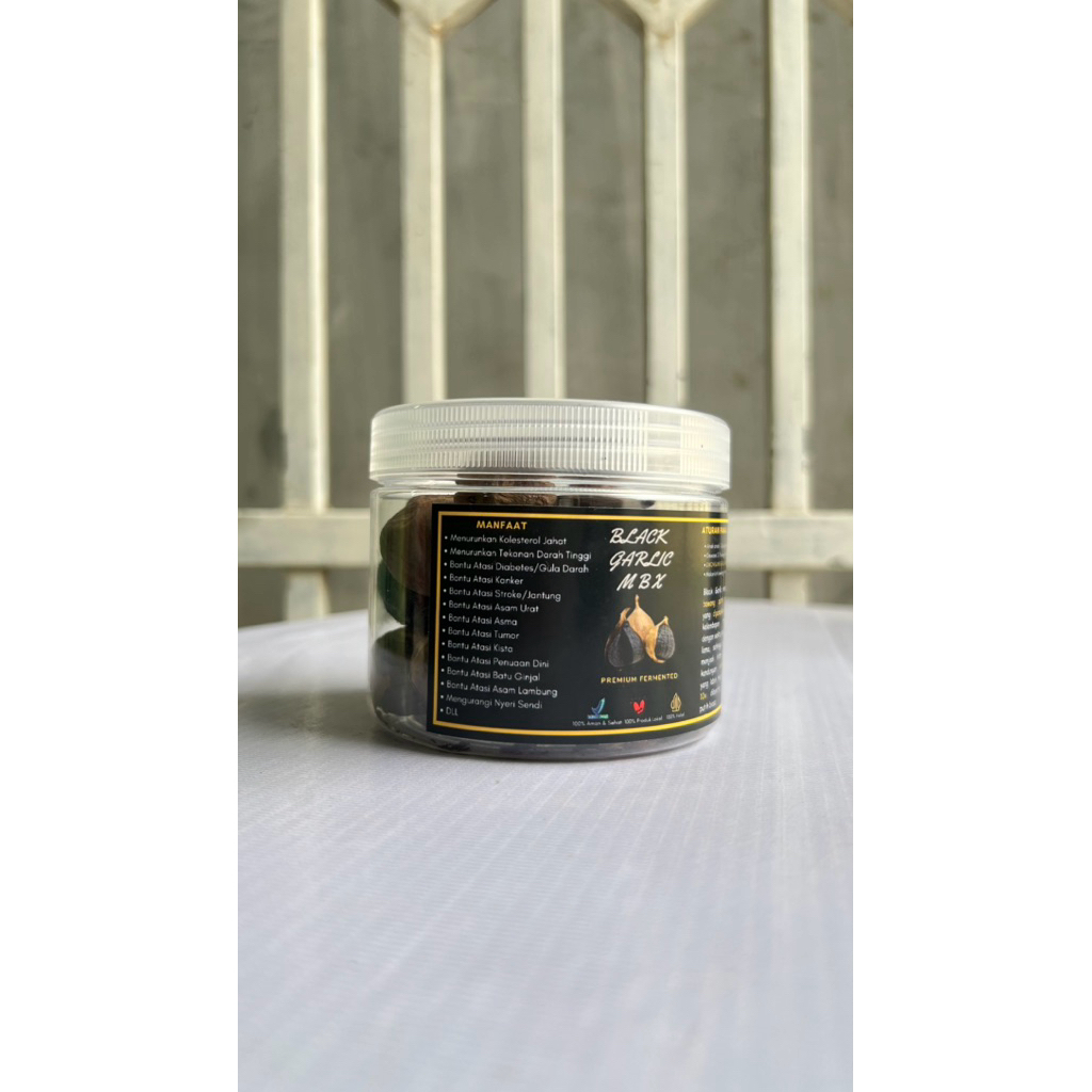 

Black Garlic MBX Bawang Hitam Tunggal || Bawang Putih Lanang || Black Garlic MBX (Multi Benefit Xtra)