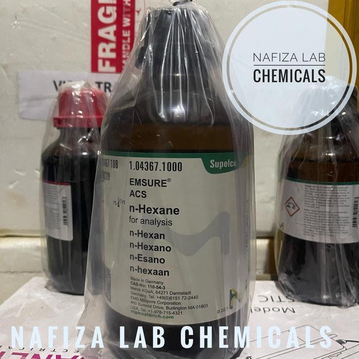 N-HEXANE 1L pro analis MERCK / HEXANE / Heksana - 104367