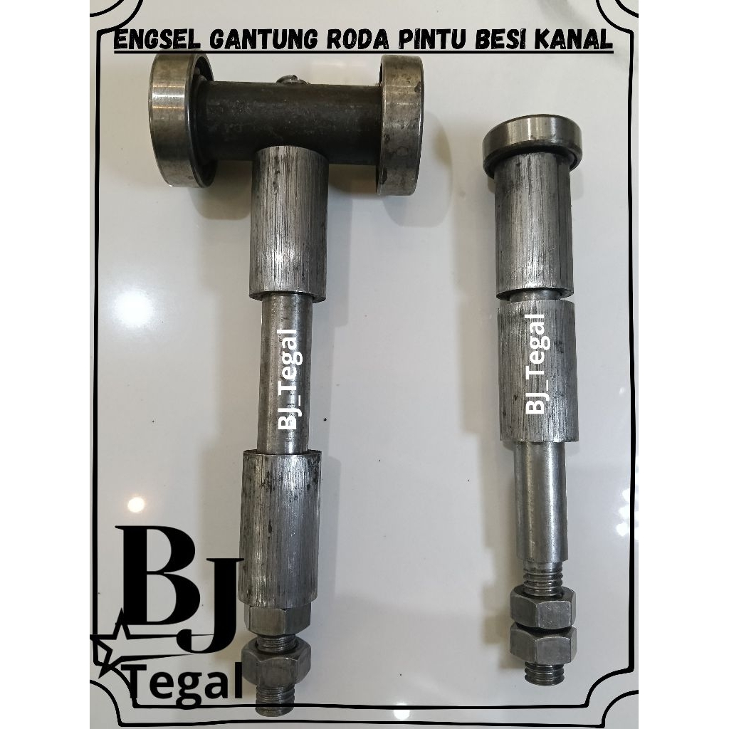 Engsel Gantung Roda Pintu Besi Kanal UNP Roda Gantung Pintu Pagar Dorong