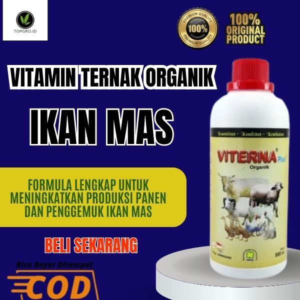 Vitamin Ikan Mas / Perangsang Nafsu Makan Ikan Mas /Vitamin Ikan / Probiotik Ikan / Suplemen Ikan