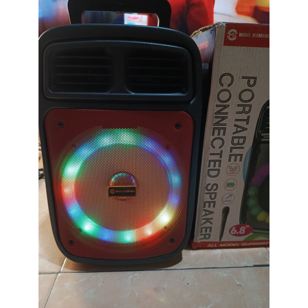 Speaker Bluetooth Lampu RGB