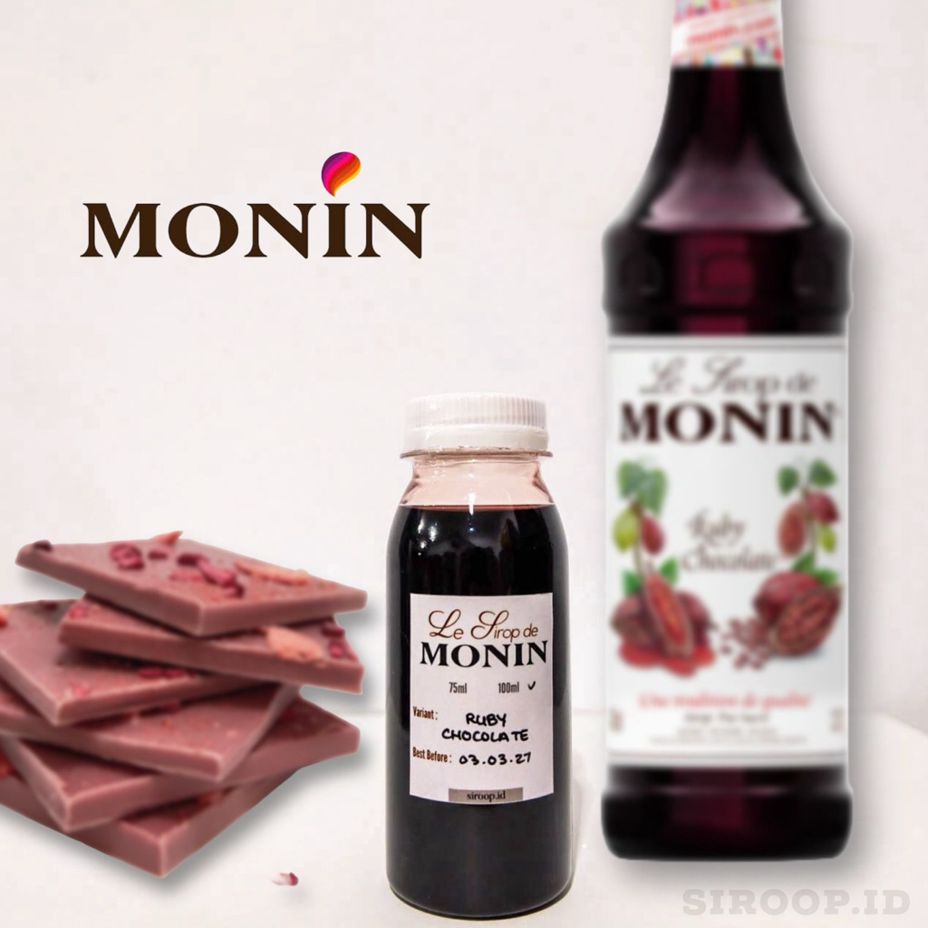 

Monin Ruby Chocolate Flavour Syrup Repack 30ml 75ml 100ml