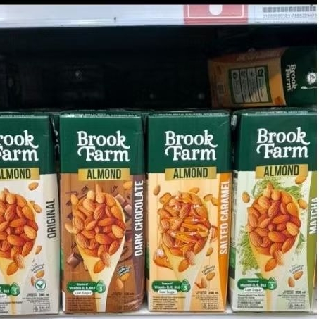 

Brookfarm susu Almond rasa ORIGINAL / DARK CHOCOLATE / MATCHA / SALTED CARAMEL 200ml