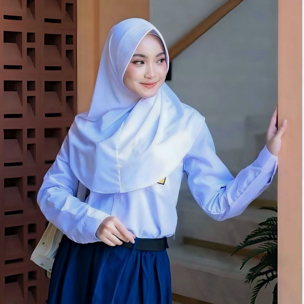 ARSHAKA || Hijab Sekolah SMP / Jilbab Sekolah Anak Terlaris  / Jilbab Sekolah Smp Ukuran M