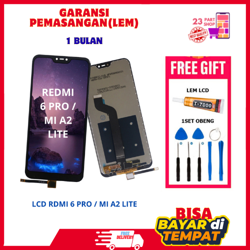 [ORIGINAL] LCD TOUCHSCREEN XIAOMI REDMI 6 PRO fullset