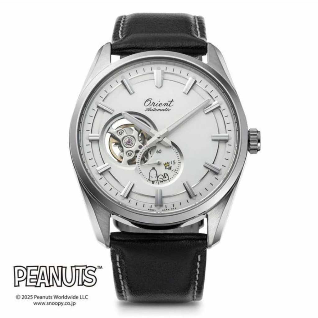 Jam Tangan Pria ORIENT RA-AR0011S Peanuts Automatic Original - Tali Kulit - Garansi Resmi 1 Tahun