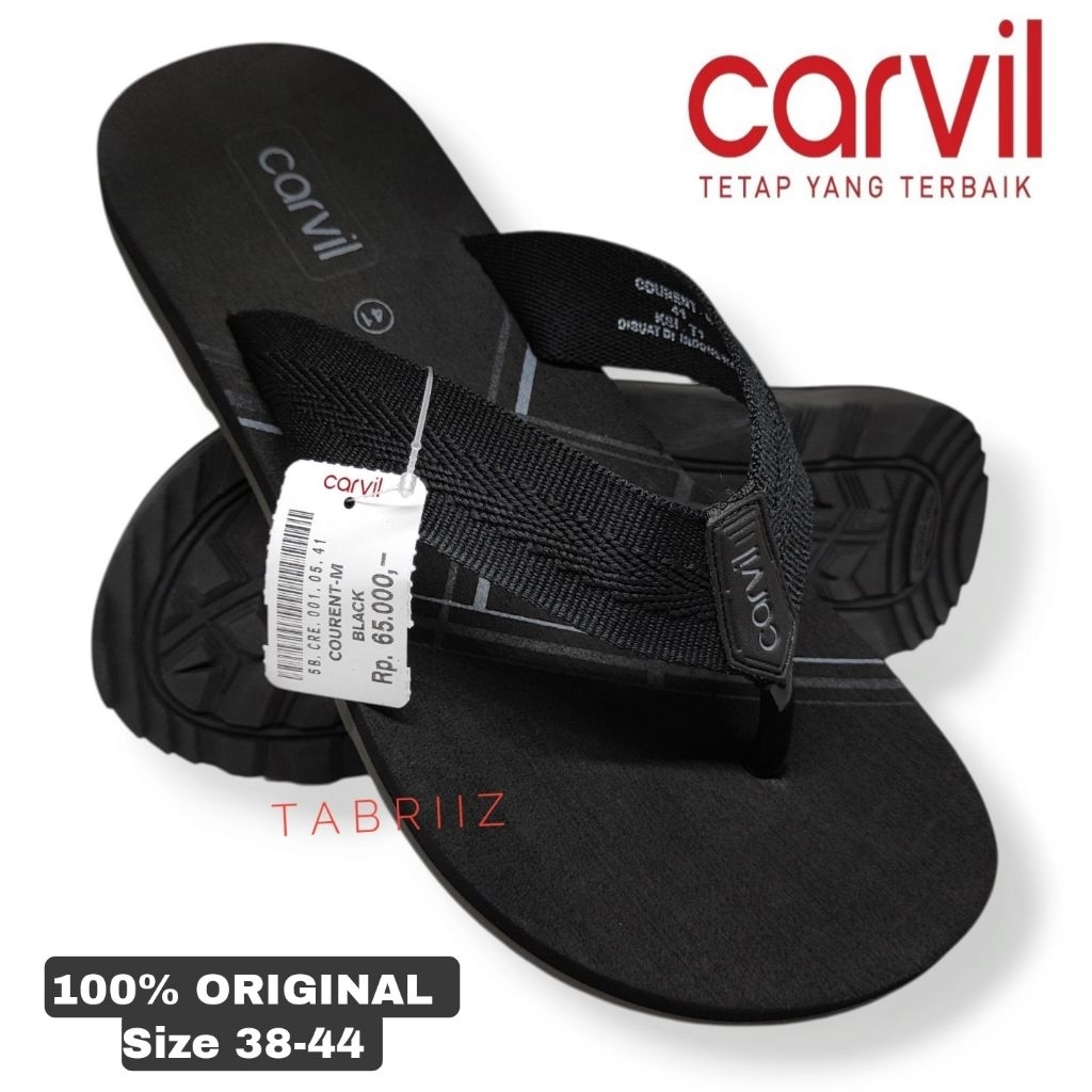 Sandal Pria CARVIL Original Anti Air - Sendal CARVIL Pria - 100% ORIGINAL