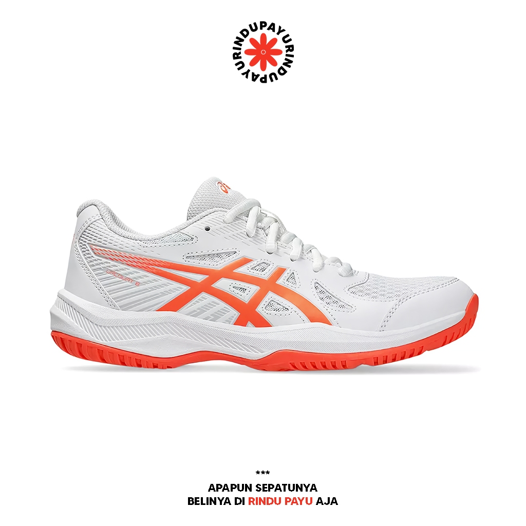 ASICS UPCOURT 6 WOMEN (1072A107-102) - Sepatu Olahraga Indoor Volleyball Badminton Original
