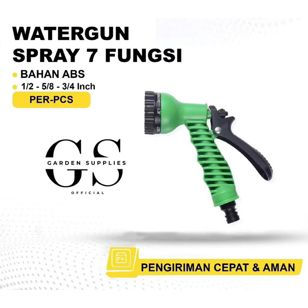 Semprotan Air 7 Mode – Water Gun, Spray Nozzle Multifungsi