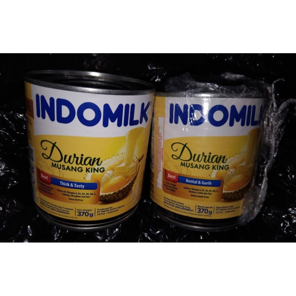 

Indomilk Kental Manis Rasa Durian Musang King 370g x 2pcs