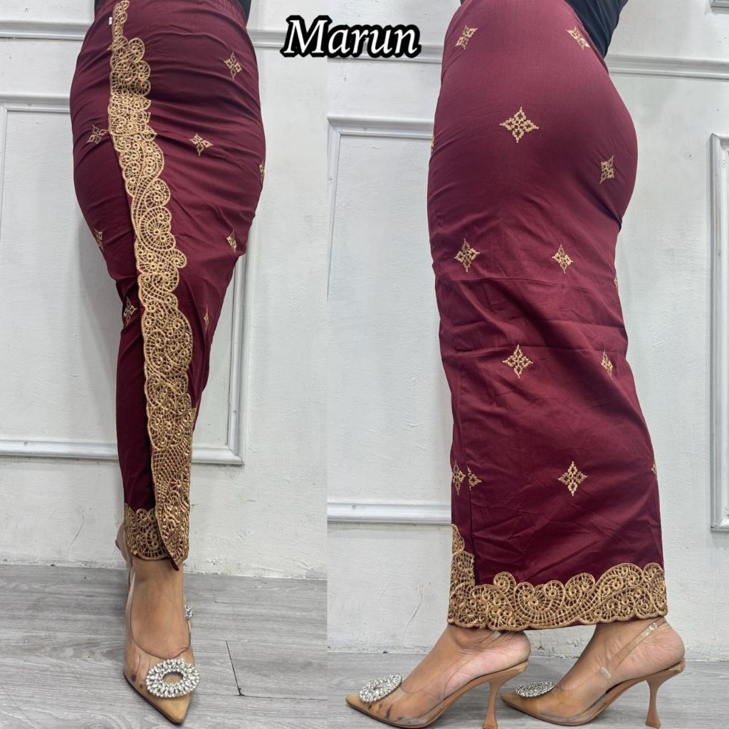 KAMEN JADI BORDIR SONGKET PREMIUM BORDIR PUCUK// ROK BORDIR SONGKET BALI// KAMEN JADI