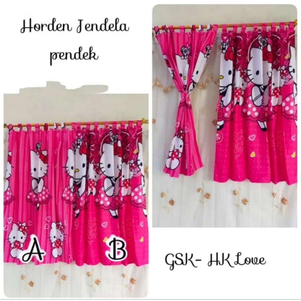 GROSIR GORDEN JENDELA PENDEK UNTUK JENDELA KELAS DAN KAMAR TIDUR