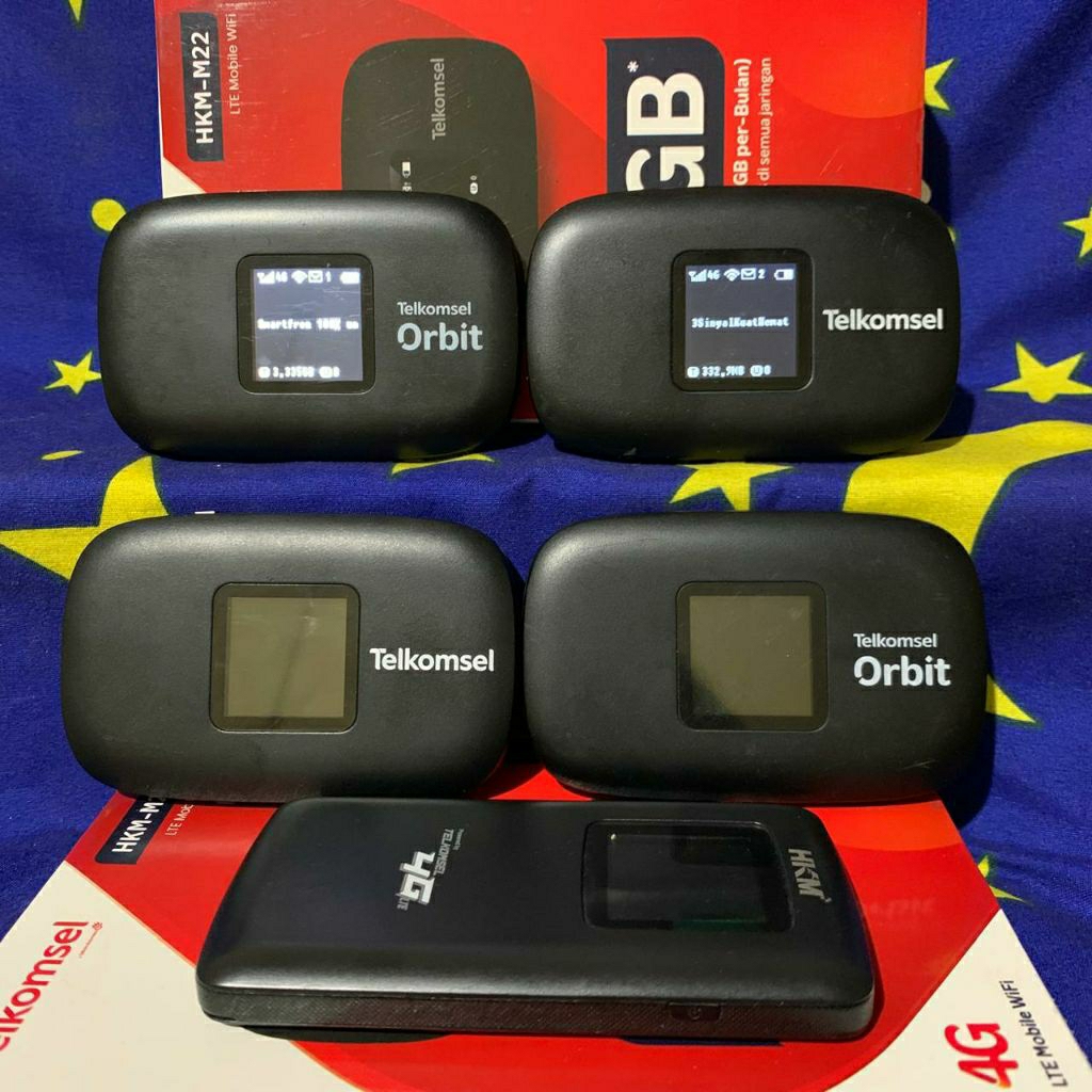 Modem MiFi HKM001 HKM-M22 Unlock Alloprator 4G LTE Band 1'3'8'40 Bisa Bypass Battrey