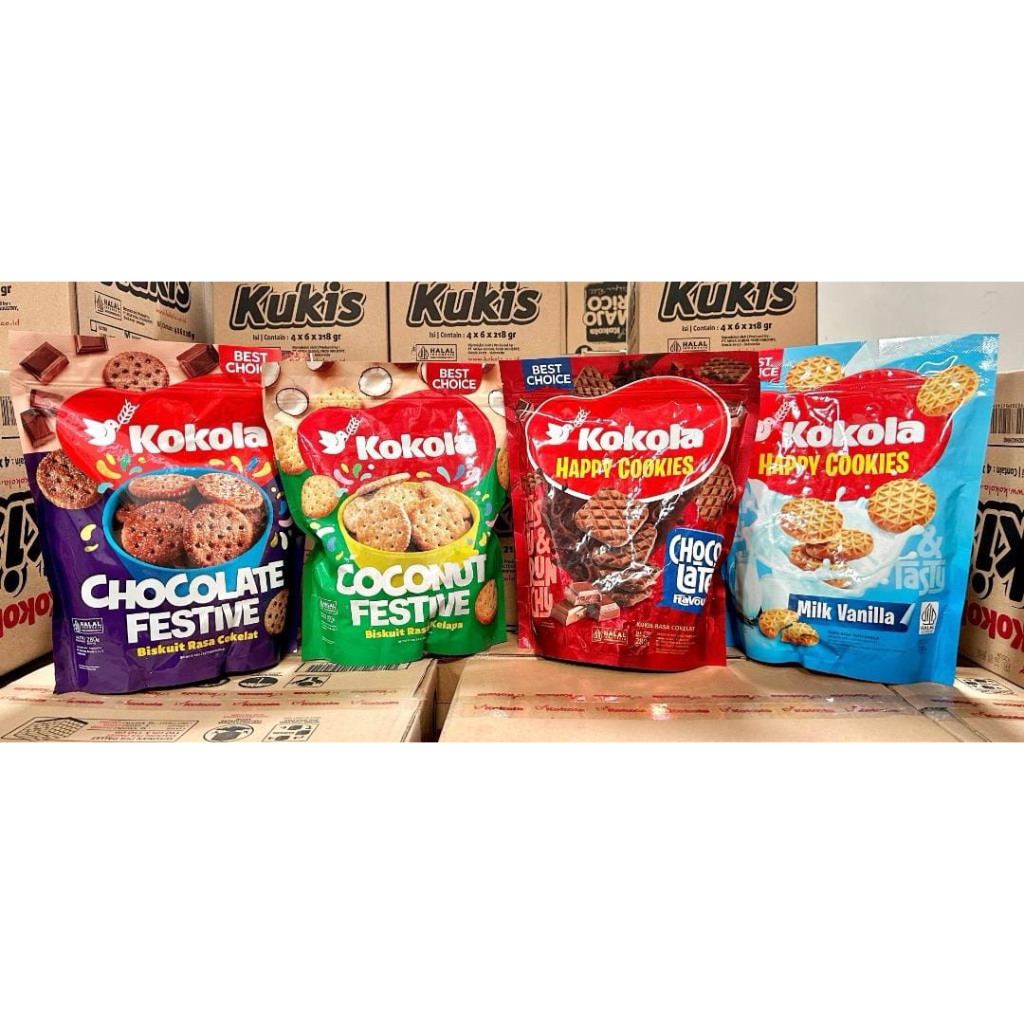 

Kokola Pouch 280 gr 1 karton isi 12 pack chocolate milk vanila coconut