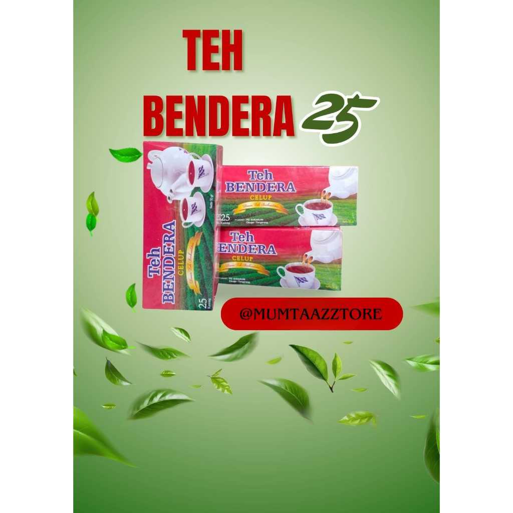 

☘️ MUMTAAZZTORE ☘️ ALLTEH KTRK TEH BENDERA Celup 25