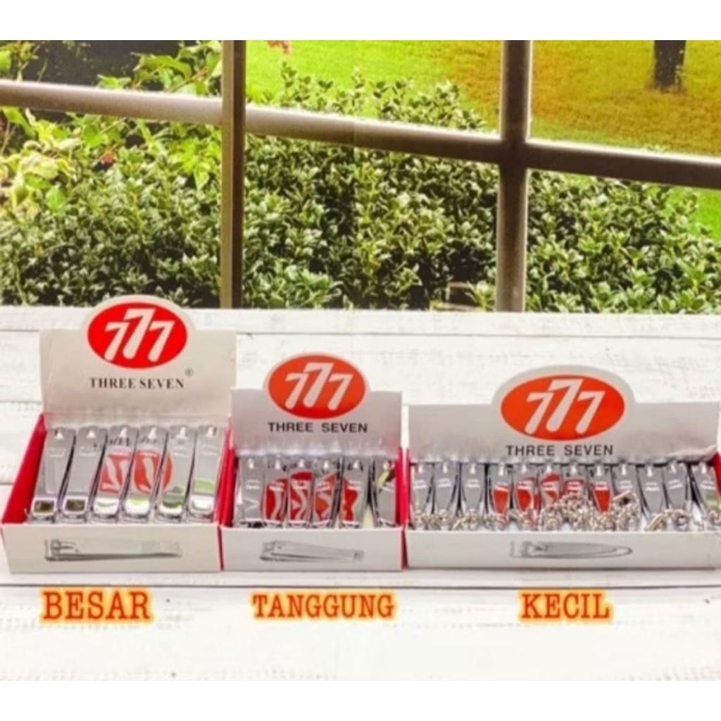 Perbox isi 12 pcs Grosir Gunting Kuku Three 777 Gunting Kuku Besar Gunting Kuku Korea 777 Gunting Ku