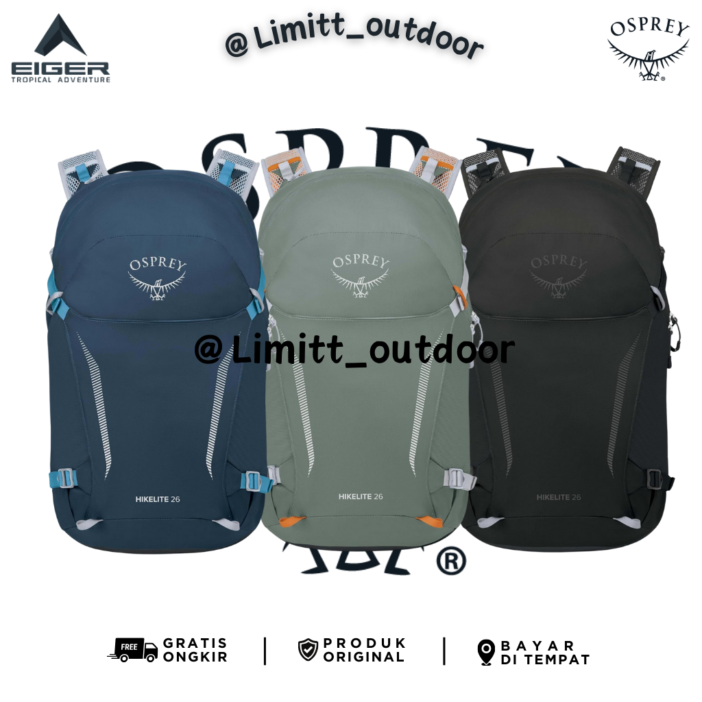 OSPREY HIKELITE S23 GARANSI RESMI LENGKAP DAN ORIGINAL