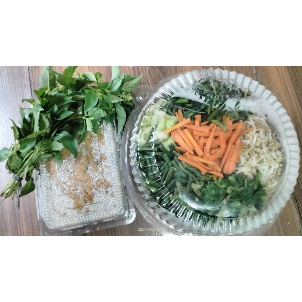 

urap sayur matang/sayur matang/sayur urapan/makanan Indonesia/sayur pecel