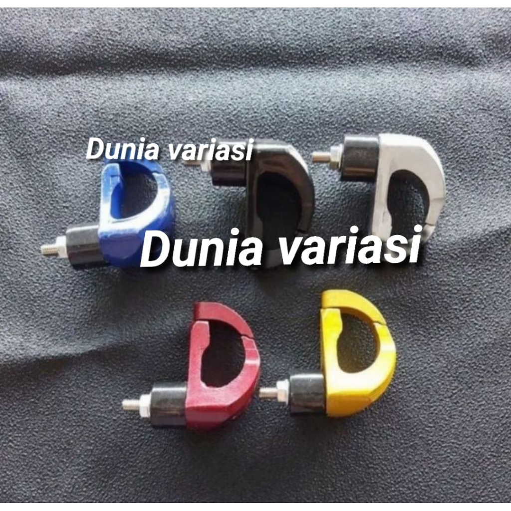 Gantungan FULL CNC Predator Hook Two Tone Universal Motor Aerox 155 Nmax Xmax Lexi Vario Dll