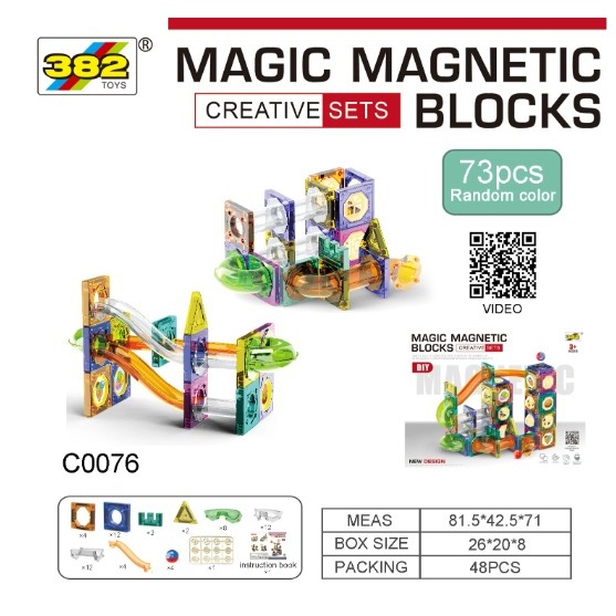 Magnetic Blocks / Mainan Anak Anak Magic Magnetic Blocks / Mainan Anak Edukatif Susun Bangun / Magne