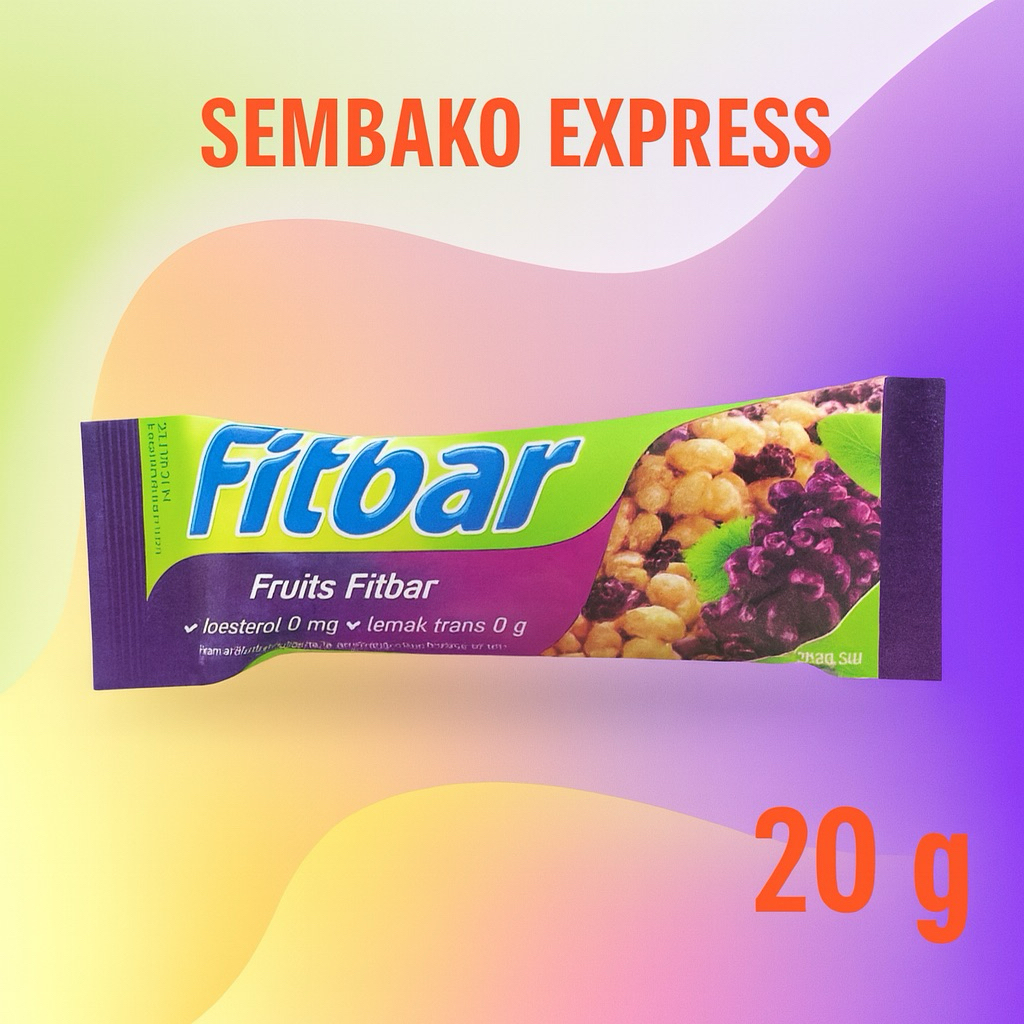 

Fitbar Fruits 20g – Snack Sehat Rendah Kalori