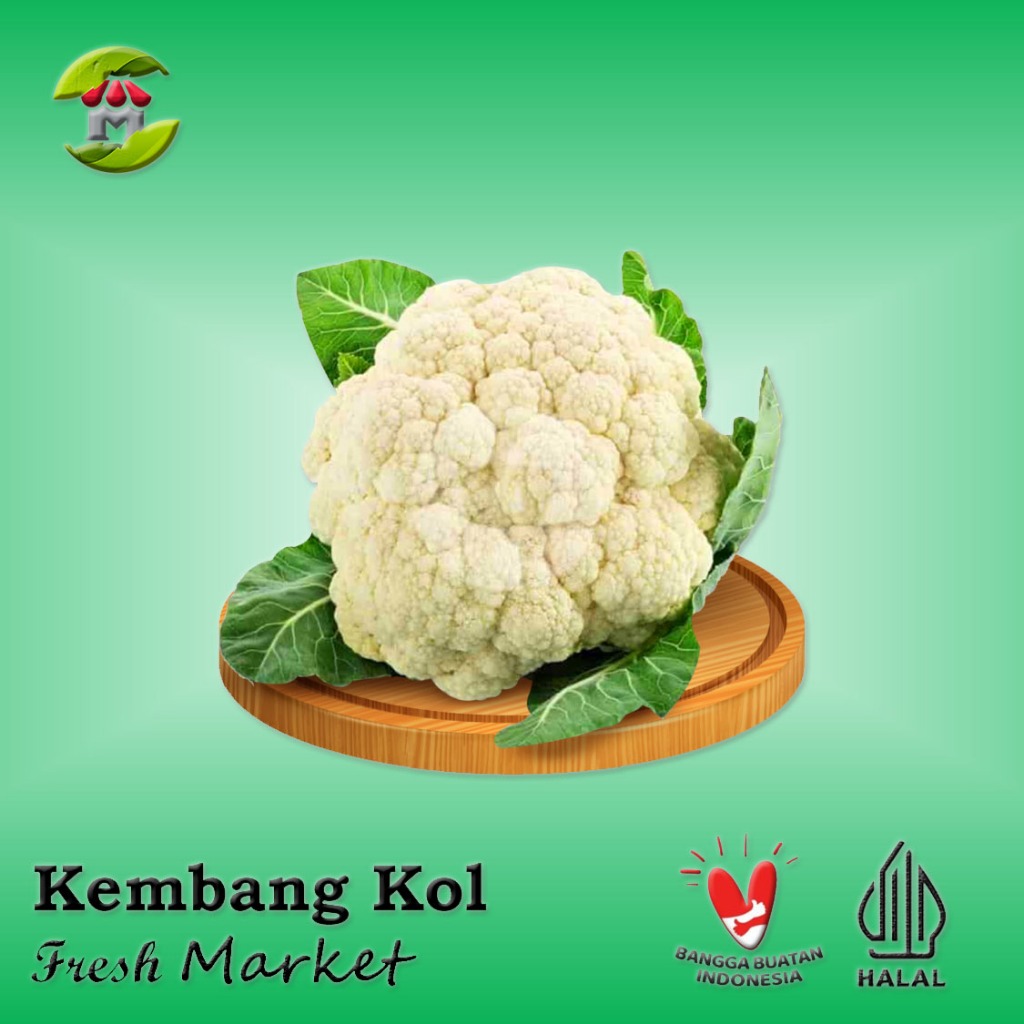 

[JAKPUS] Kembang Kol Segar 1pcs Pack 800gr - 1kg