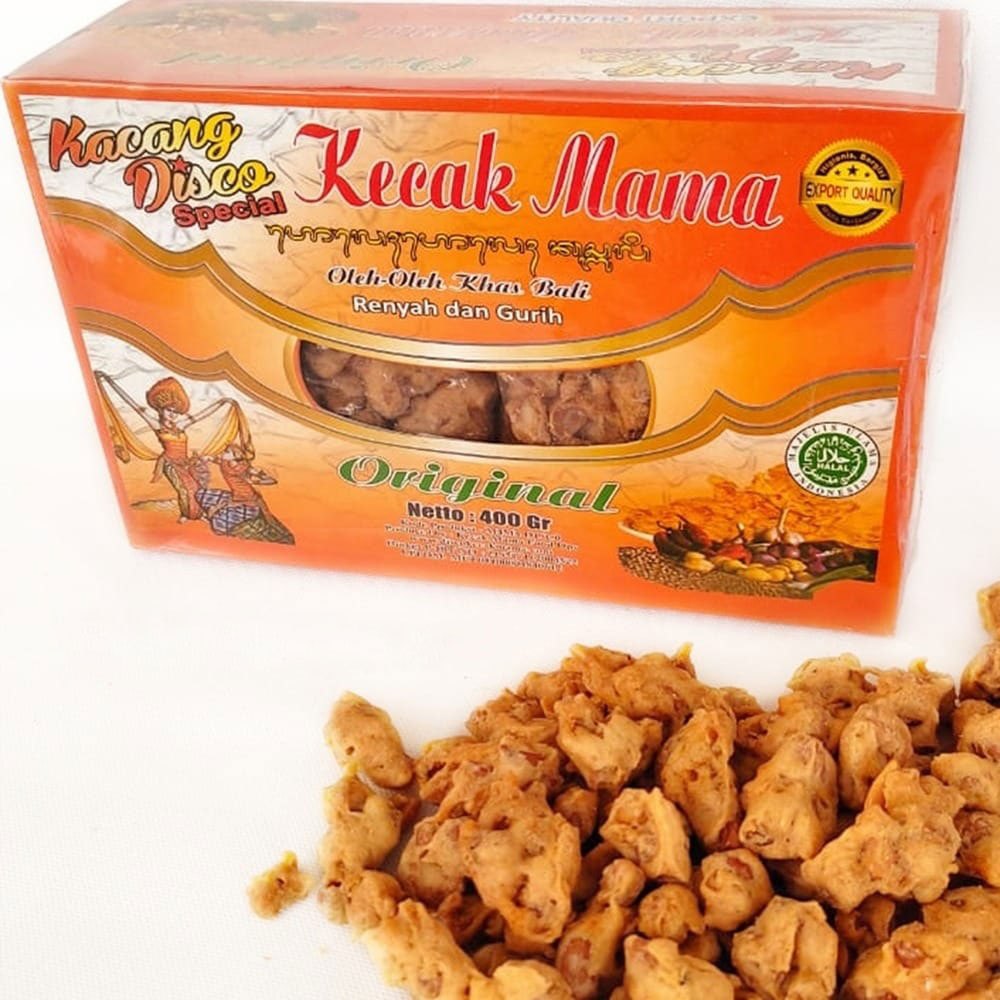 

Kacang Disco Kecak Mama Asli Oleh Oleh Khas Bali 400gr - Original