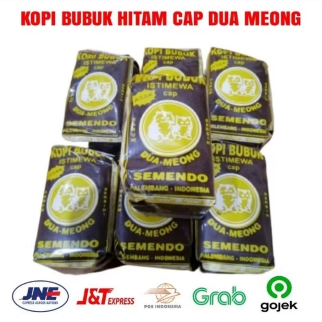 

KOPI DUA MEONG SEMENDO ASLI PALEMBANG (1KG)