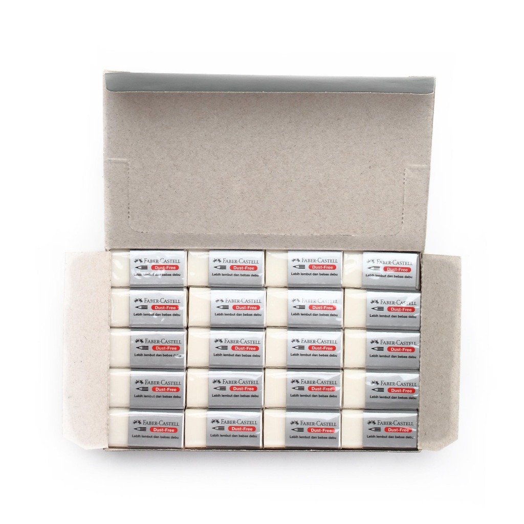 

5 Pcs Penghapus Faber Castell Berkualitas Tinggi