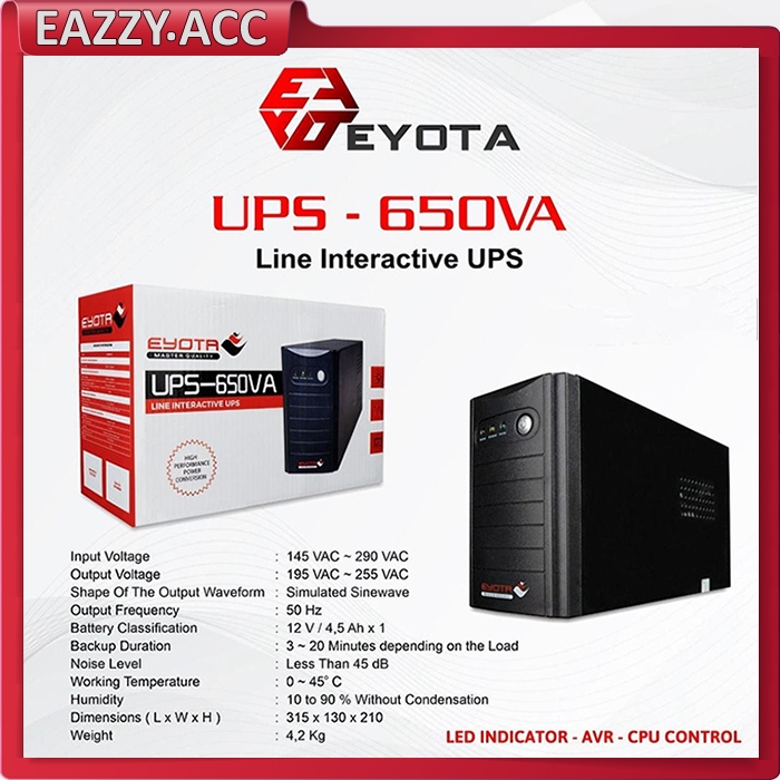UPS Eyota 650VA / Eyota 650VA