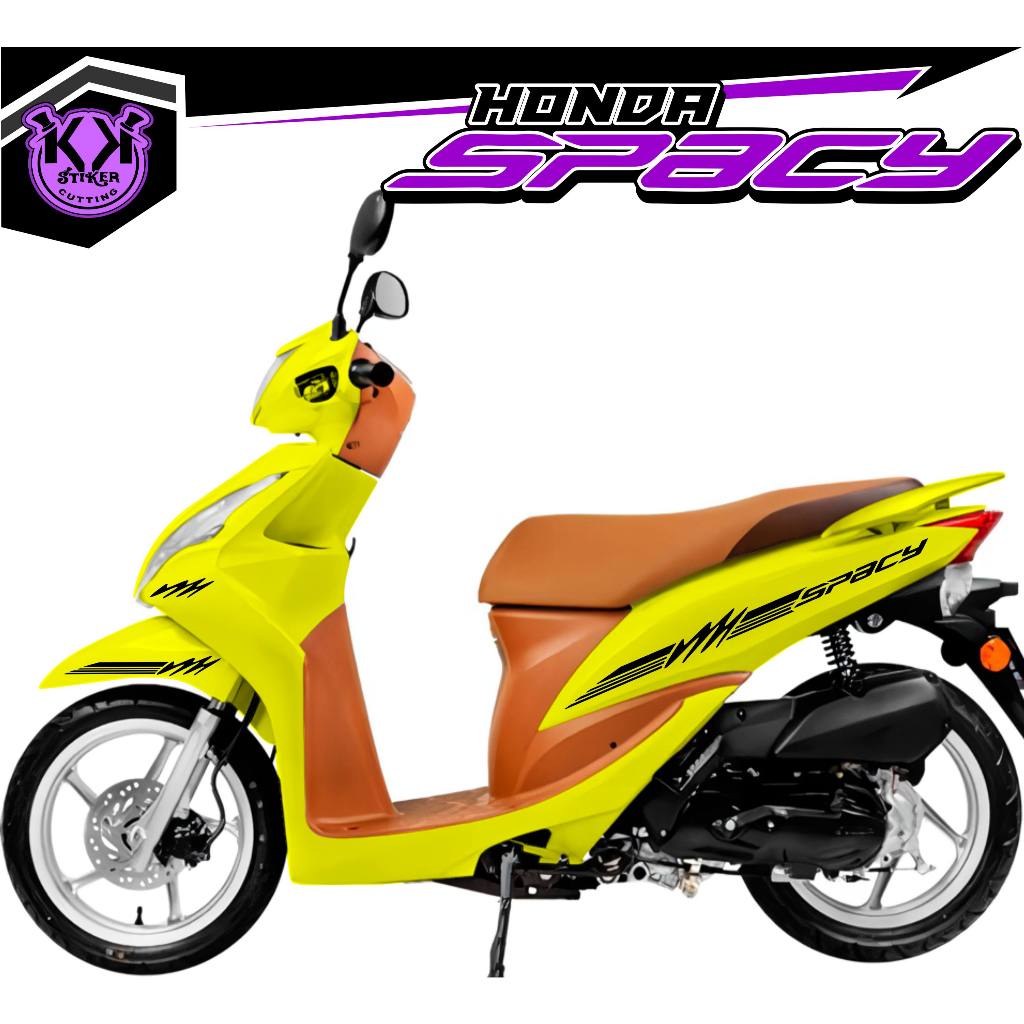 SC.574/Sticker Cutting Honda Spacy/Striping Motor spacy/Stiker Motor/lis boddy motor spacy simpel