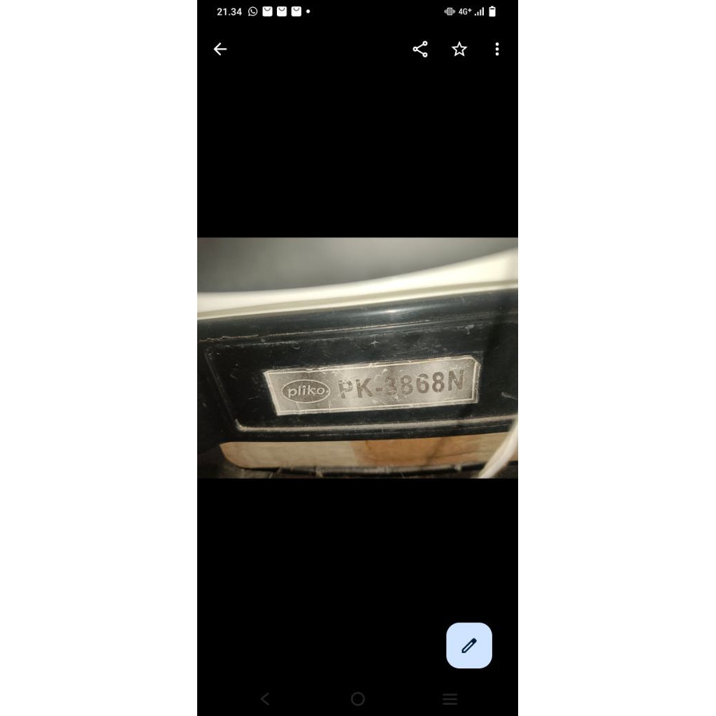 Mainan mobilan aki anak PLIKO XL (Bekas)