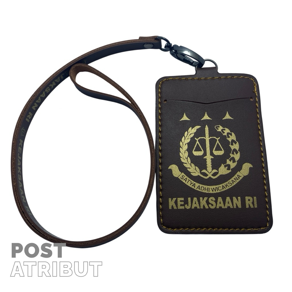 

ID CARD KULIT KEJAKSAAN/ID CARD KEJAKSAAN/ID CARD/ JAKSA/ATRIBUT KEJAKSAAN/LANYARD KEJAKSAAN/LANYARD JAKSA/ATRIBUT KEJAKSAAN/ATRIBUT JAKSA